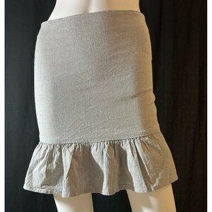 Sugar Lips Women's Skirt A-Line Gray Zip Size XS